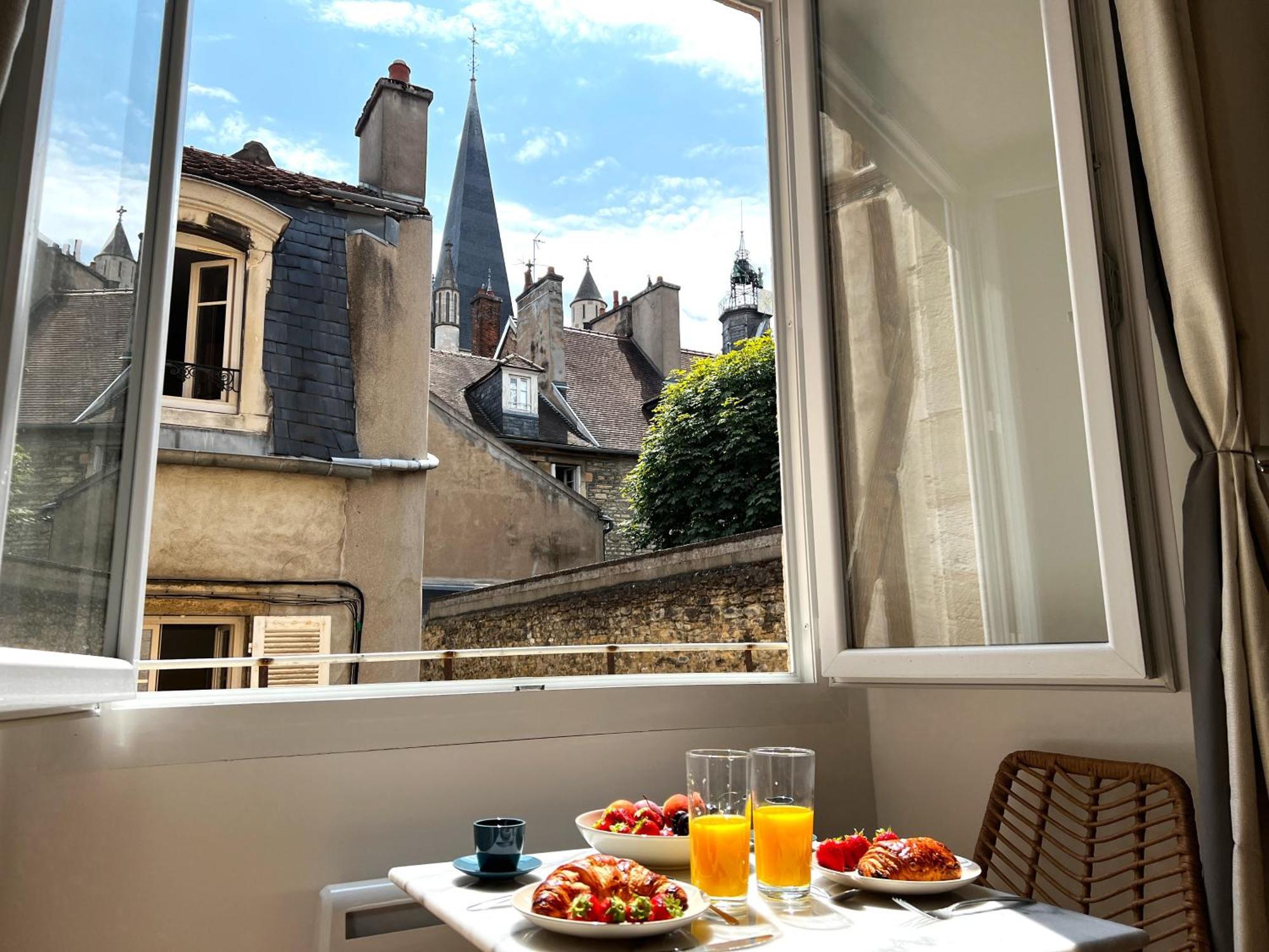 Le Petit Palais Notre Dame - Heart Of Dijon - With Ac Appartement Buitenkant foto